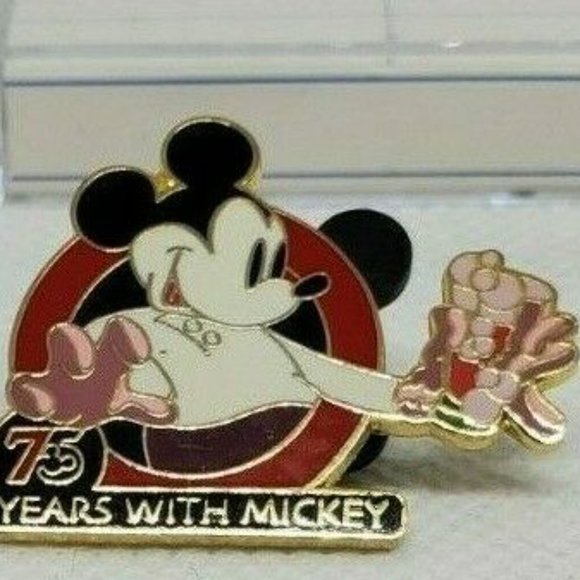 75 Years With Mickey 2003 Disney Collectors Trading Lapel/Hat Pin - Picture 2 of 12